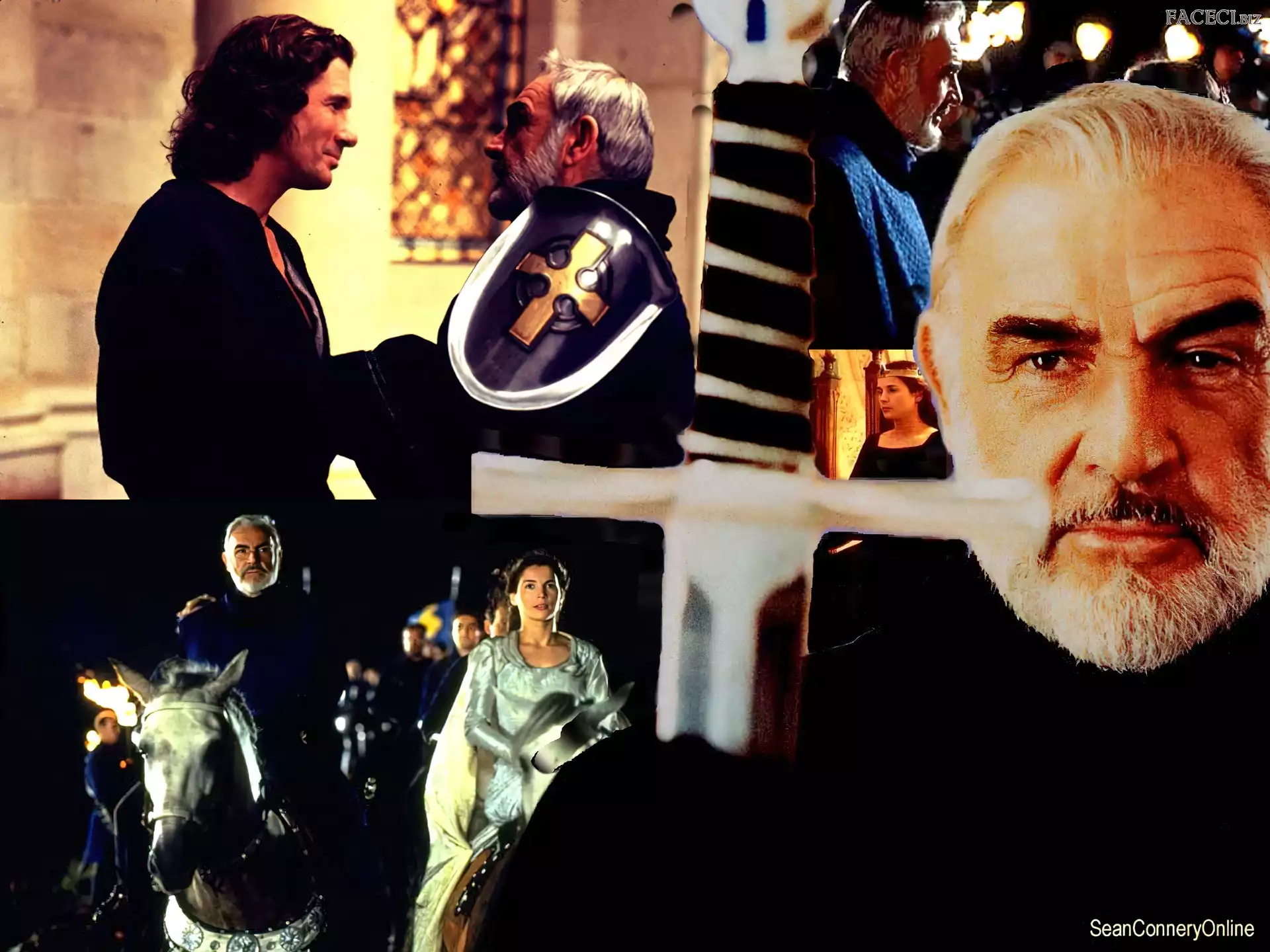 Sean Connery, siwe włosy